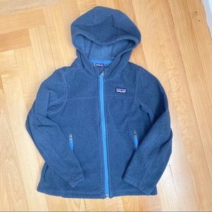 Patagonia Fleece Jacket Boys 5/6 Blue